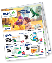 Benu leták - patička