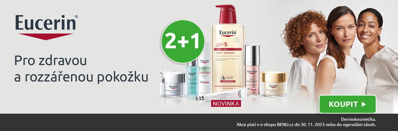 Eucerin v akci 2+1 zdarma