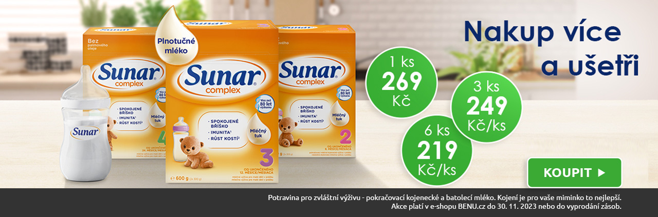 Sunar mléka za skvělou cenu