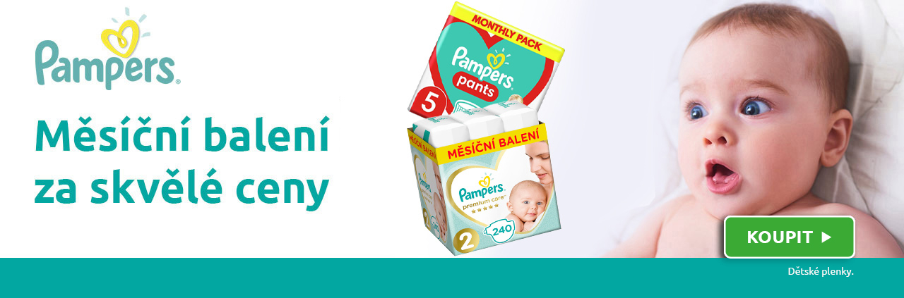 Pampers péče pro nejmenší za skvělé ceny