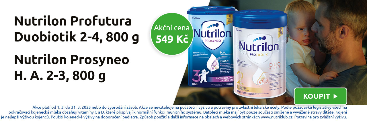 Nutrilon za 549Kč