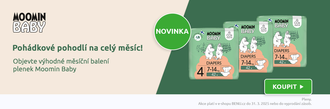 Moomin Baby plenky se slevou až 24 %