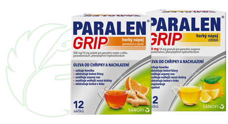 Paralen Grip se slevou
