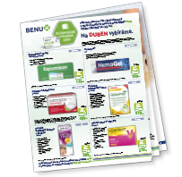 Benu magazín - patička