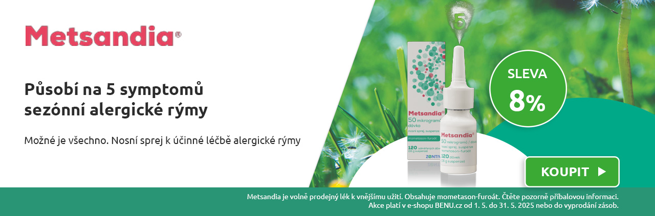 Metsandia za akčních 225 Kč