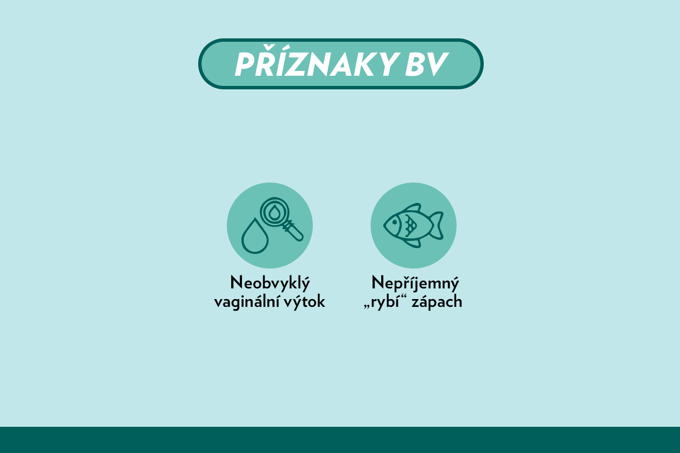 Příznaky bakteriální vaginózy