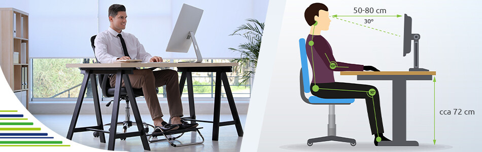 Celý den za počítačem? Ergonomie chrání vaše zdraví