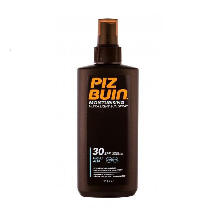 PIZ BUIN MoisturisingUltraLightSunSpraySPF30 200ml