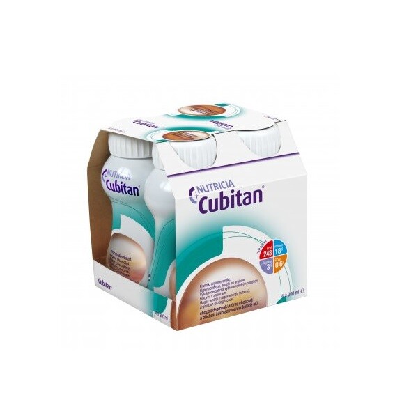 CUBITAN S PŘÍCHUTÍ ČOKOLÁDOVOU perorální roztok 4X200ML