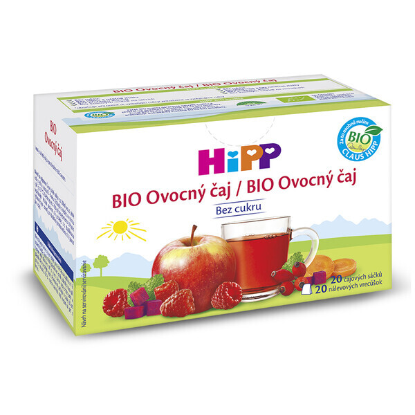 HiPP ČAJ SÁČK.BIO Ovocný čaj 20x2g C-76