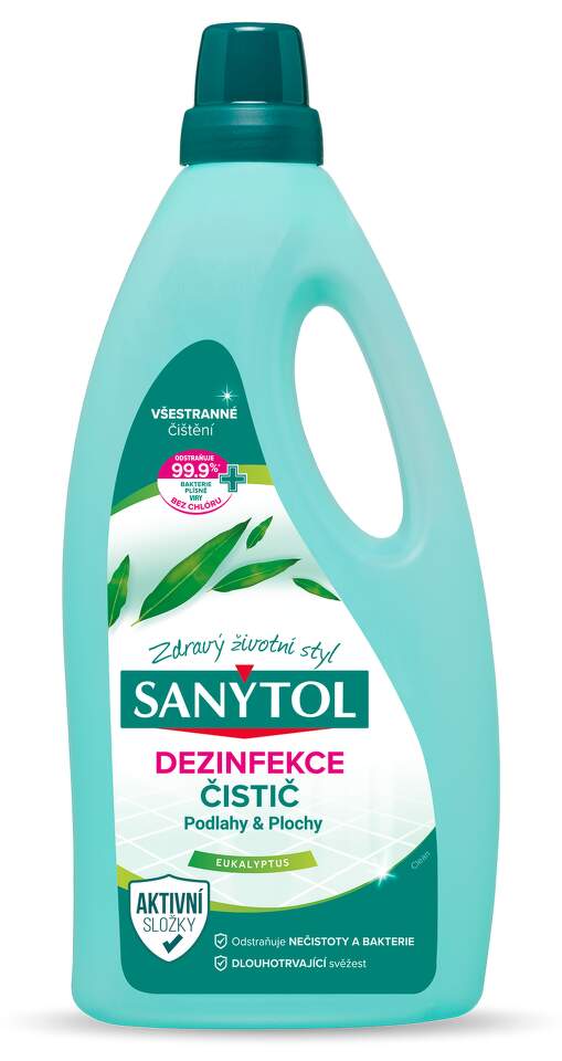 SANYTOL dezinfekce podlahy&plochy eukalyptus 1L