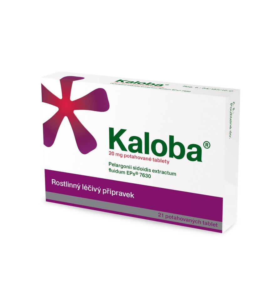 KALOBA 20 MG POTAHOVANÉ TABLETY potahované tablety 21