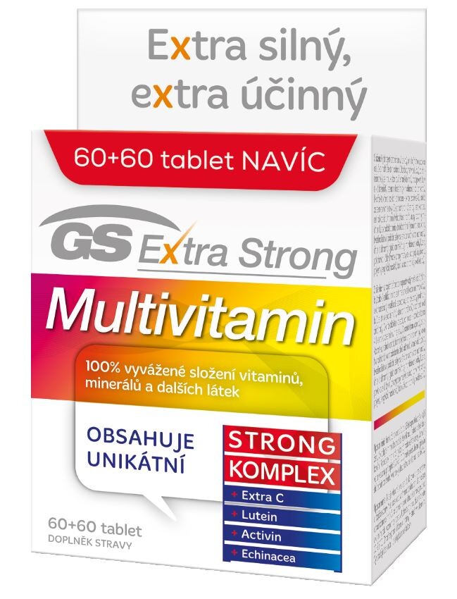 GS Extra Strong Multivitamin tbl.60+60 ČR/SK