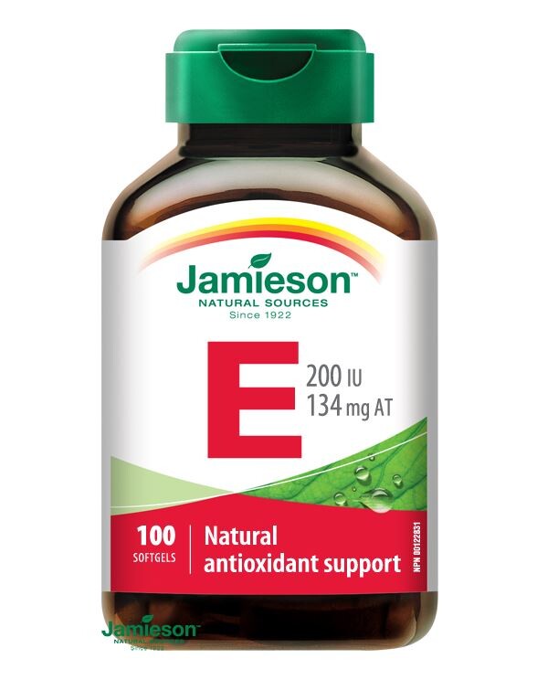 JAMIESON Vitamín E 200 IU cps.100