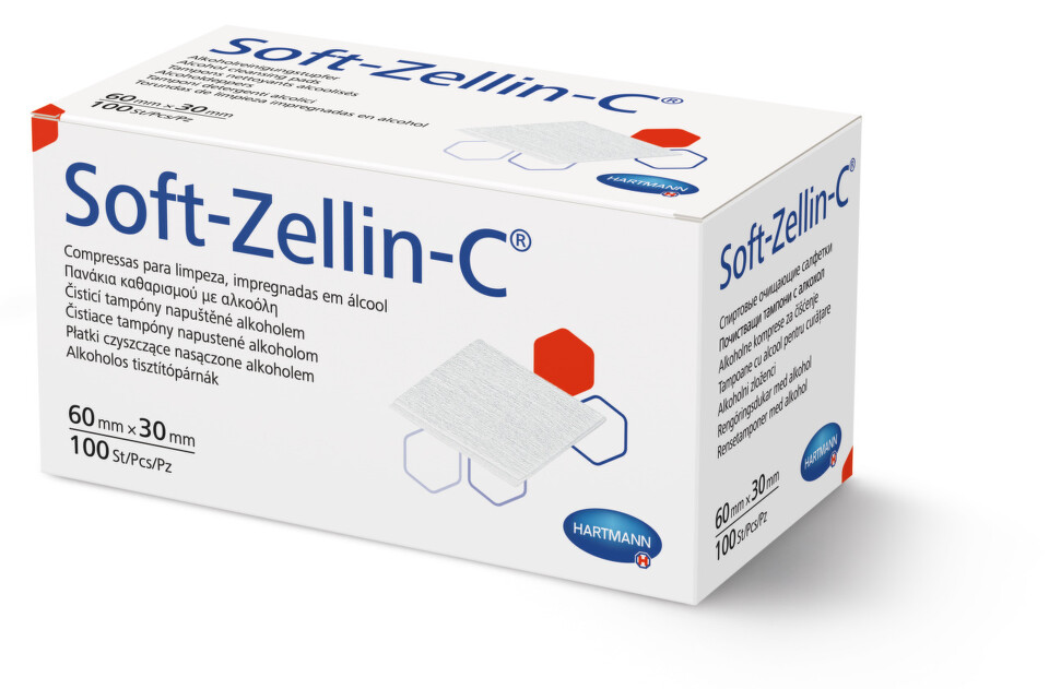 Tampon Soft-Zellin-C impreg.s alkoholem 100ks