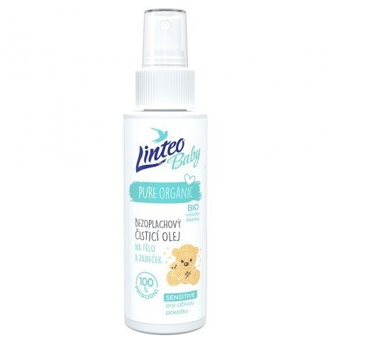 Čistící olej na tělo a zadeček LINTEO BABY 100ml