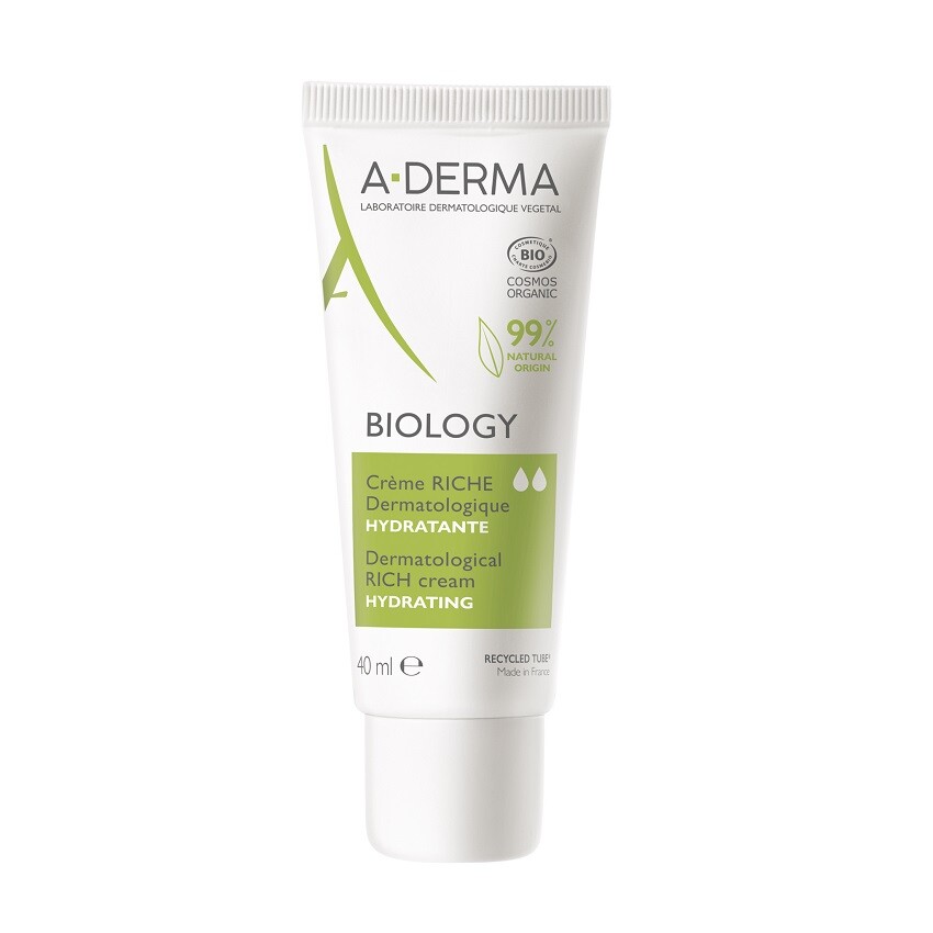A-DERMA BIOLOGY Dermatologický výživný hydratační krém 40 ml