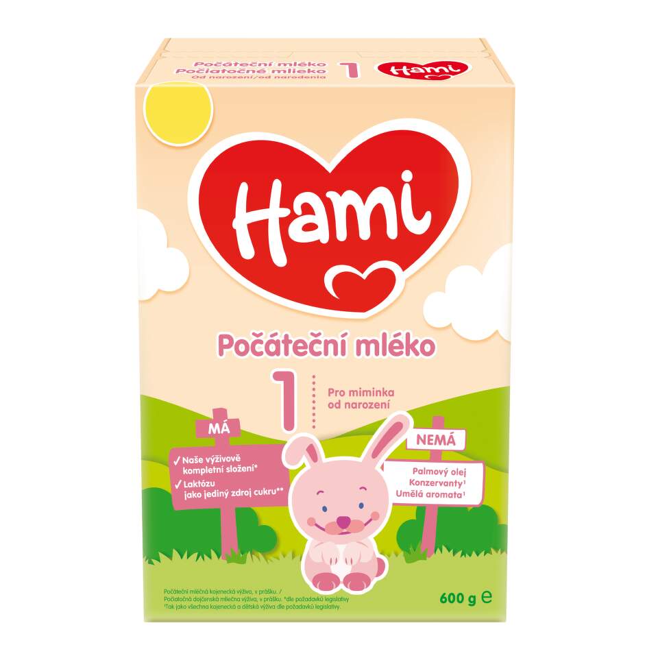 Hami 1 počáteční mléko 600g