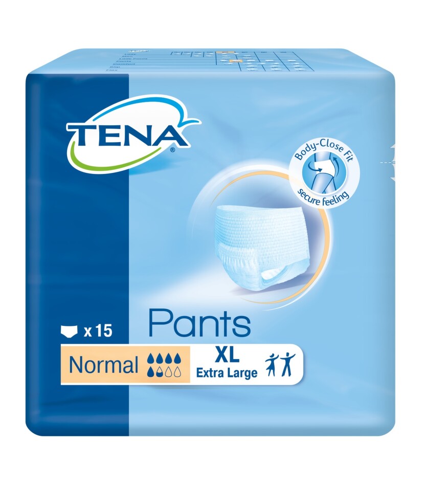 Fotografie TENA Pants Normal Extra large Inkontinenční kalhotky 15 ks