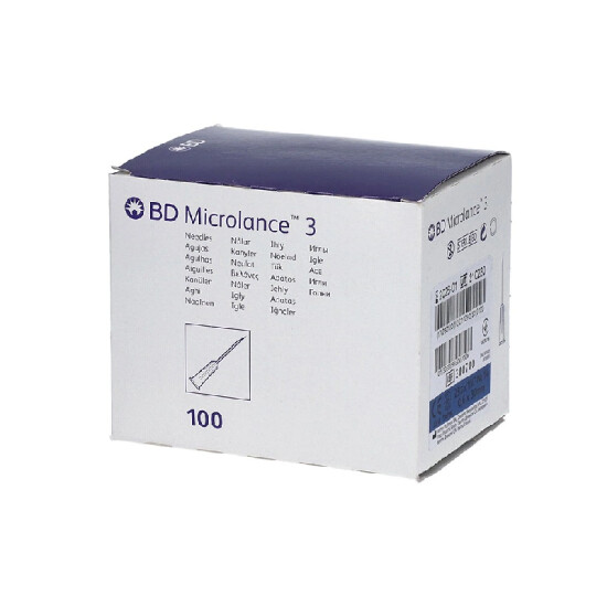 BD Microlance Inj. jehla 23G 0.60x30 modrá 100ks