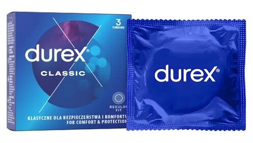 DUREX Classic prezervativ 3ks