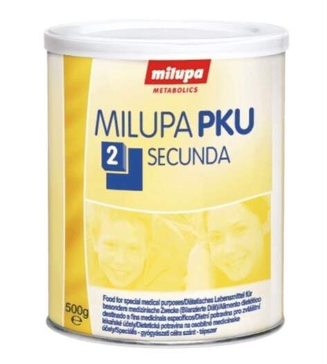 MILUPA PKU 2 SECUNDA 1X500 G perorální prášek 1X500G