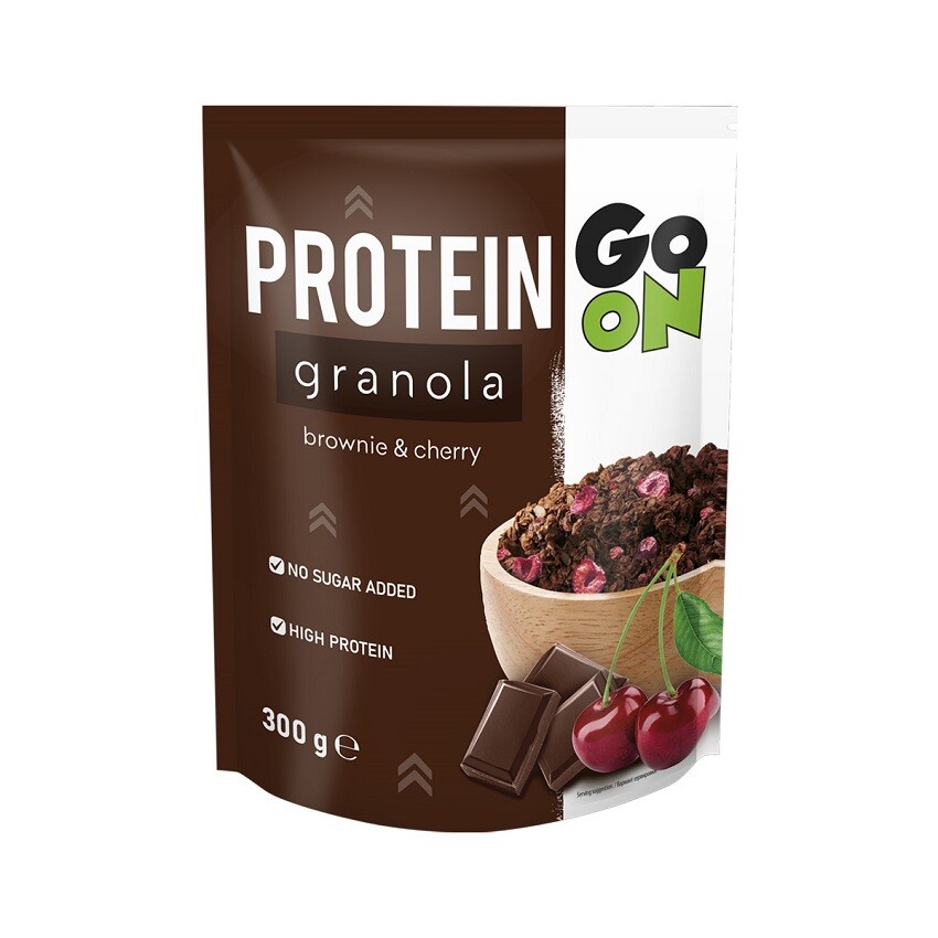 GO ON Proteinová granola brownie a viseň 300g