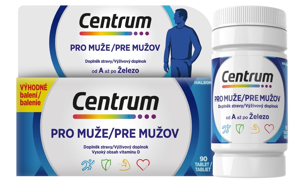 Centrum multivitamín pro muže 90 tablet
