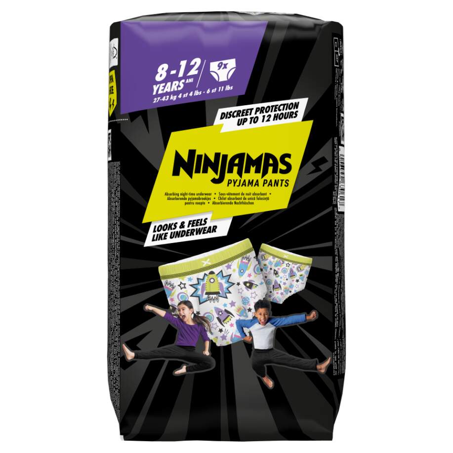 Ninjamas JP S8 9ct Space Pyžamové noční kalhotky