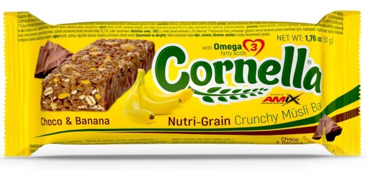 Amix Cornella Musli Bar čokoláda banán 50g