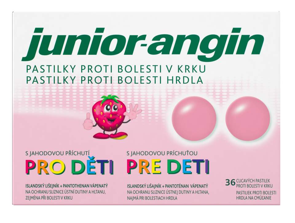 Junior-angin pastilky pro děti 36ks