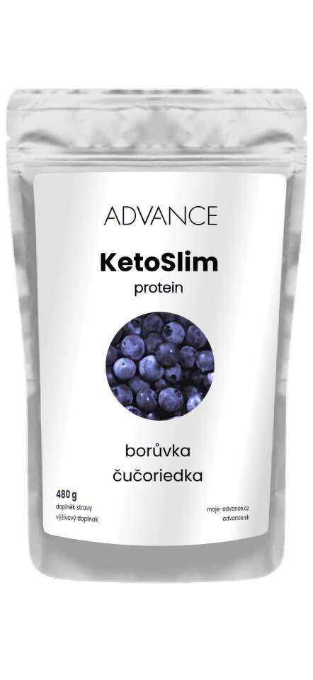 ADVANCE KetoSlim - příchuť borůvka 480 g