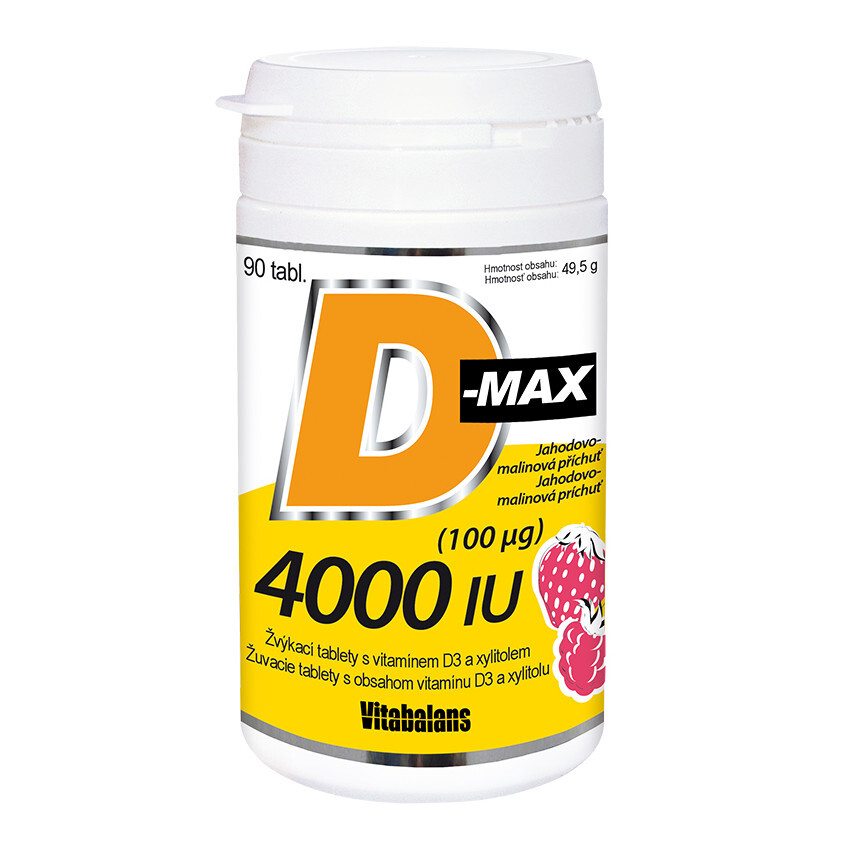 Levně D-Max 4000 IU tbl.90