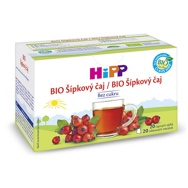 HiPP ČAJ SÁČK.BIO Šípkový čaj 20x2g