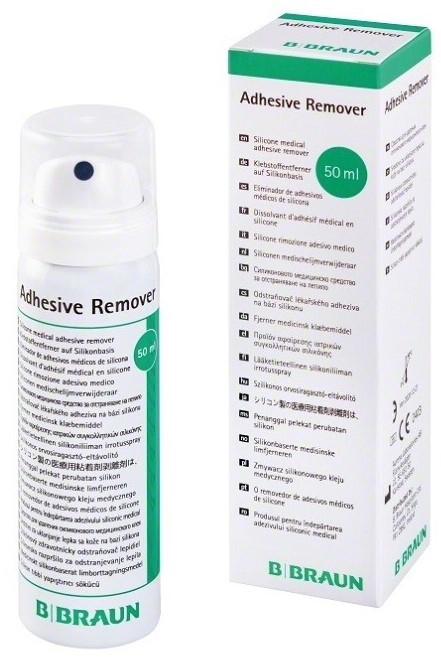 B. BRAUN ADHESIVE REMOVER ODSTRAŇOVAČ STOMICKÉ PODLOŽKY, SPRAY, 50 ML, 1 KS