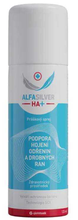 Alfasilver HA+ práškový sprej 125ml