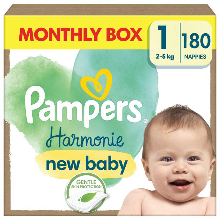 Pampers Harmonie New Baby S1 180ks