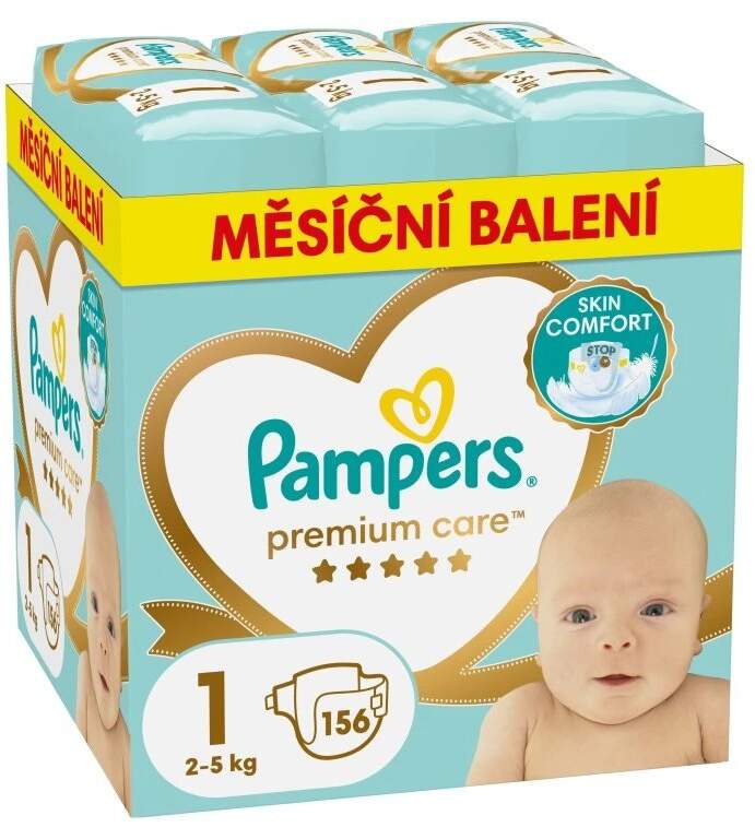 PAMPERS Premium Care vel. 1 Mini *monthly pack