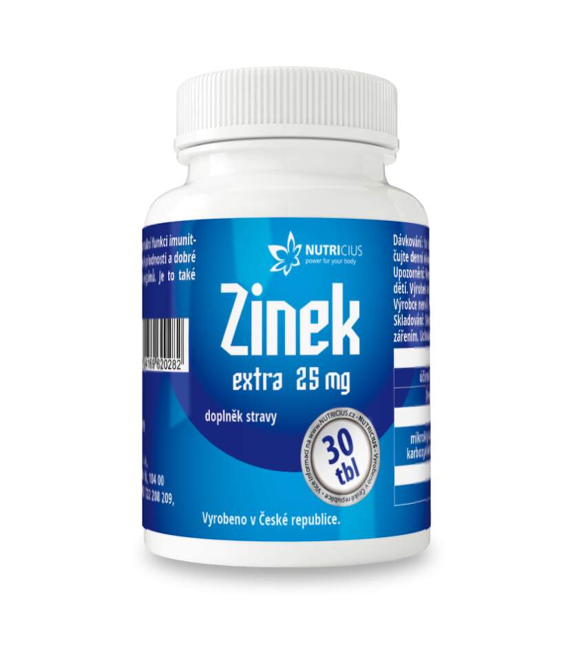 Zinek EXTRA 25mg tbl.30