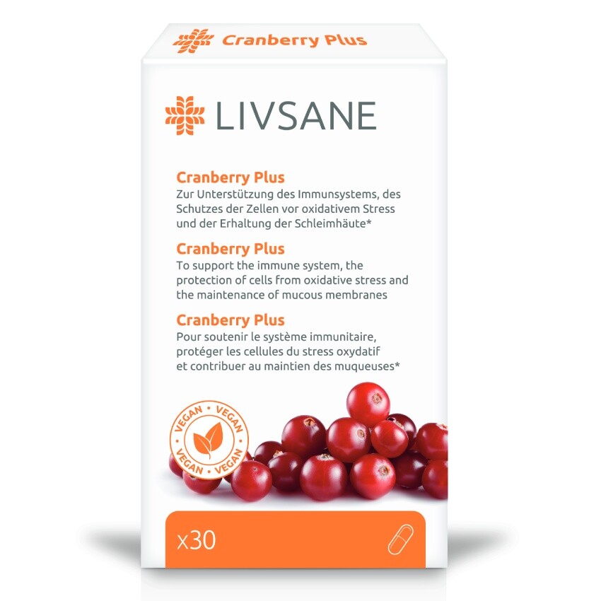 LIVSANE Brusinky + Vitaminy tobolky 30ks