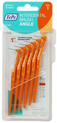 TePe Angle Mezizubní kartáčky size 1 oranžové 6ks
