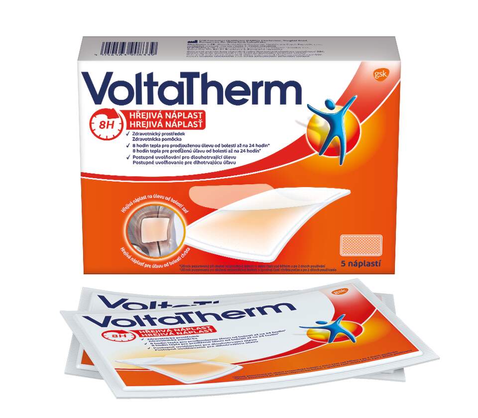 VoltaTherm hřejivá náplast na úlevu od bolesti zad 5ks