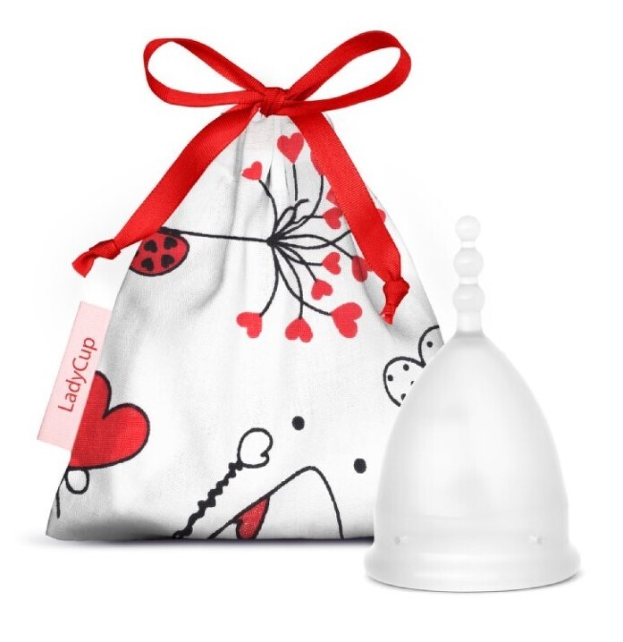 LadyCup Revolution menstruační kalíšek bílý velký L