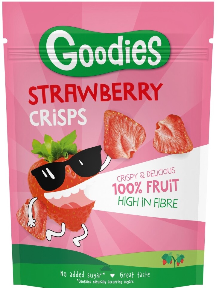 Goodies 100% jahodové plátky 12g