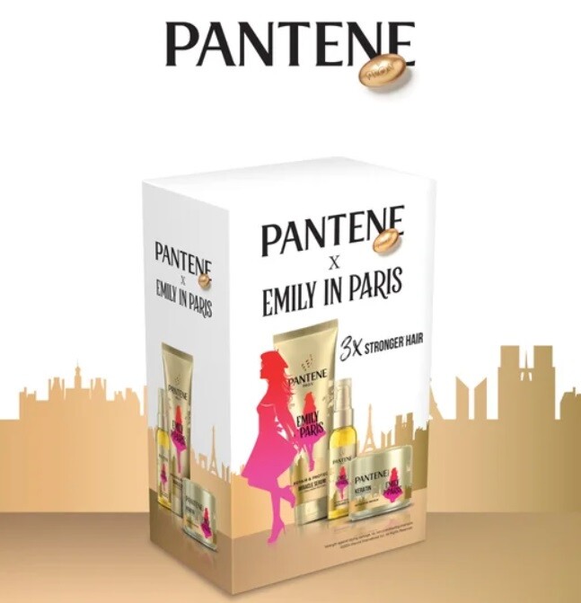 Pantene x Emily in Paris Xmas dárková sada