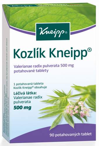 Fotografie KOZLÍK KNEIPP potahované tablety 90