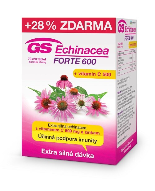 GS Echinacea Forte 600 tbl.70+20 ČR/SK