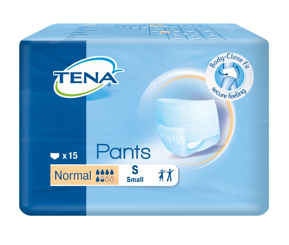 Fotografie TENA Pants Normal Small Inkontinenční kalhotky 15 ks
