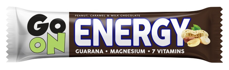 GO ON Energetická tyčinka oříšek karamel 50g