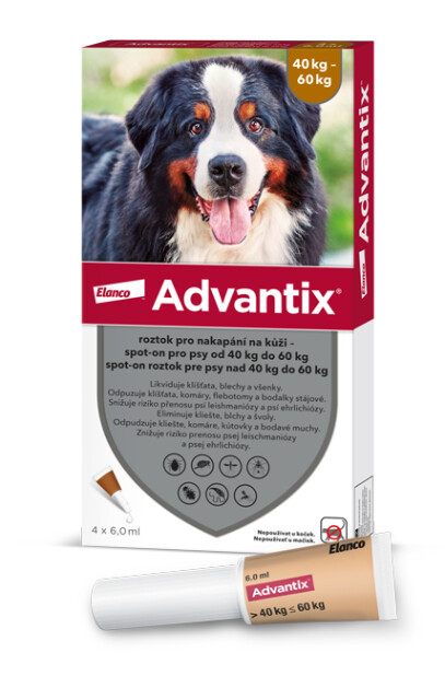 Advantix pro psy 40-60kg spot-on 1x6ml